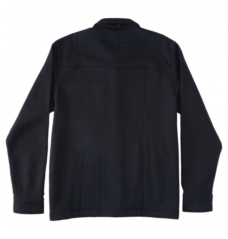 Black DC Shoes The Lux - Overshirt | ZCLVEW-409