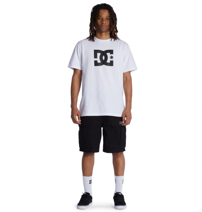 Black DC Shoes Tundra - Cargo Shorts | MCHEUB-376