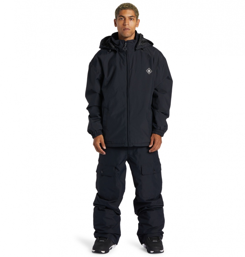 Black DC Shoes Vista - Technical Snow Jacket | KFGOXU-784