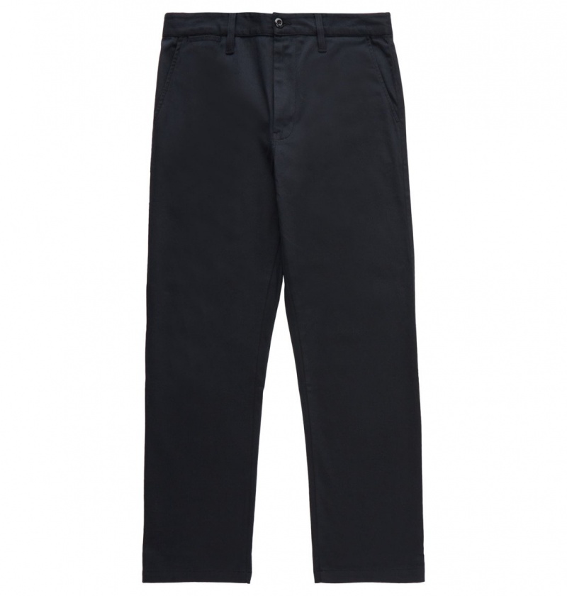 Black DC Shoes Worker Relaxed - Chinos | WECDRL-863