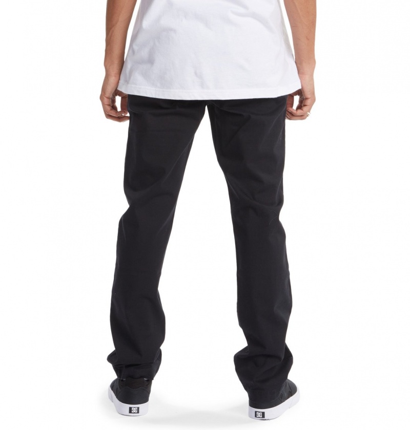 Black DC Shoes Worker - Chinos | RBVNCM-801