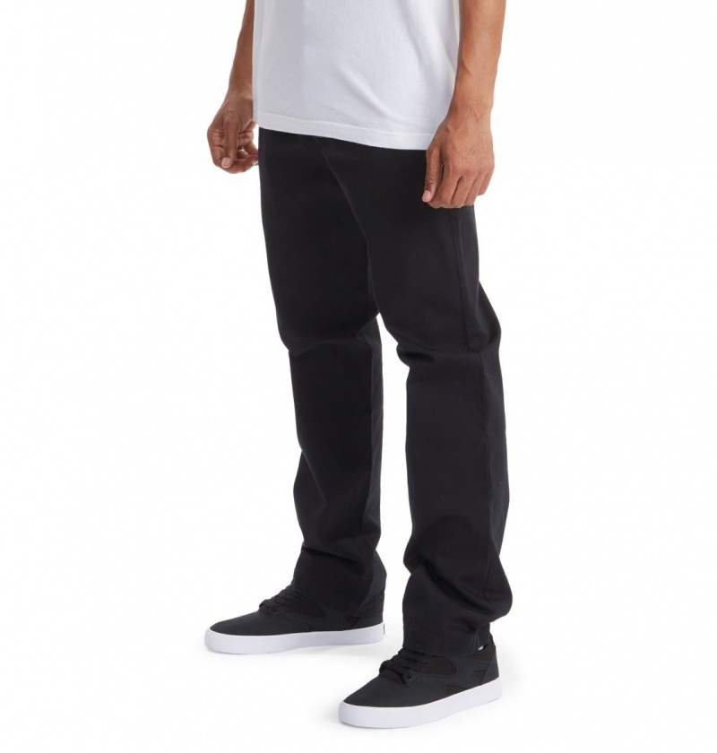 Black DC Shoes Worker - Chinos | RBVNCM-801