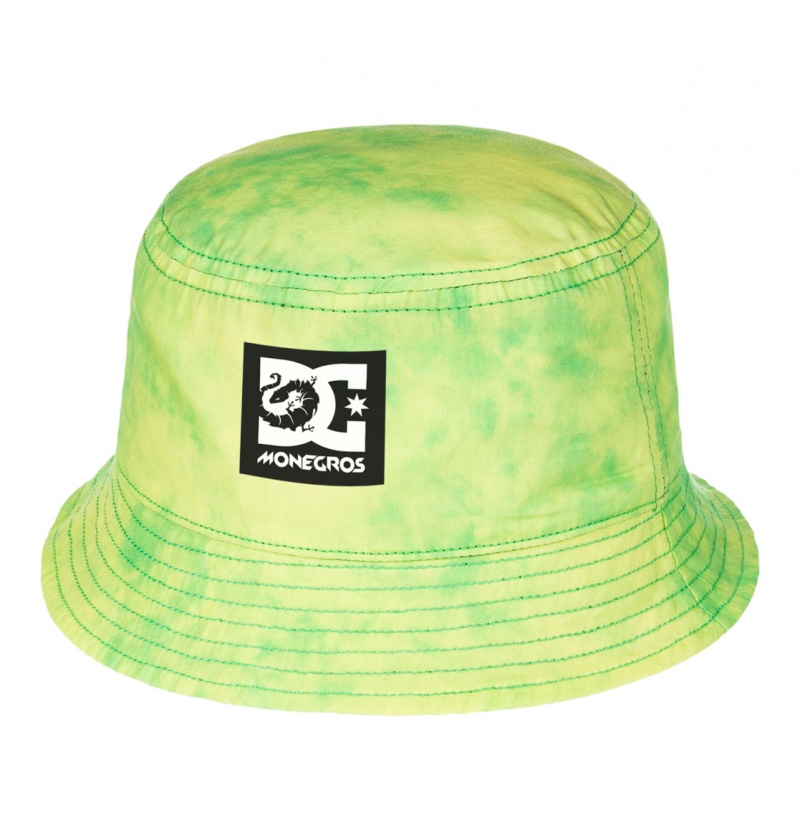 Black DC Shoes x Monegros - Reversible Bucket Hat | BCVGSW-286