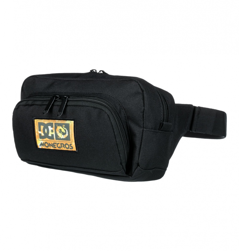 Black DC Shoes x Monegros - Waistbag | IZPADC-913