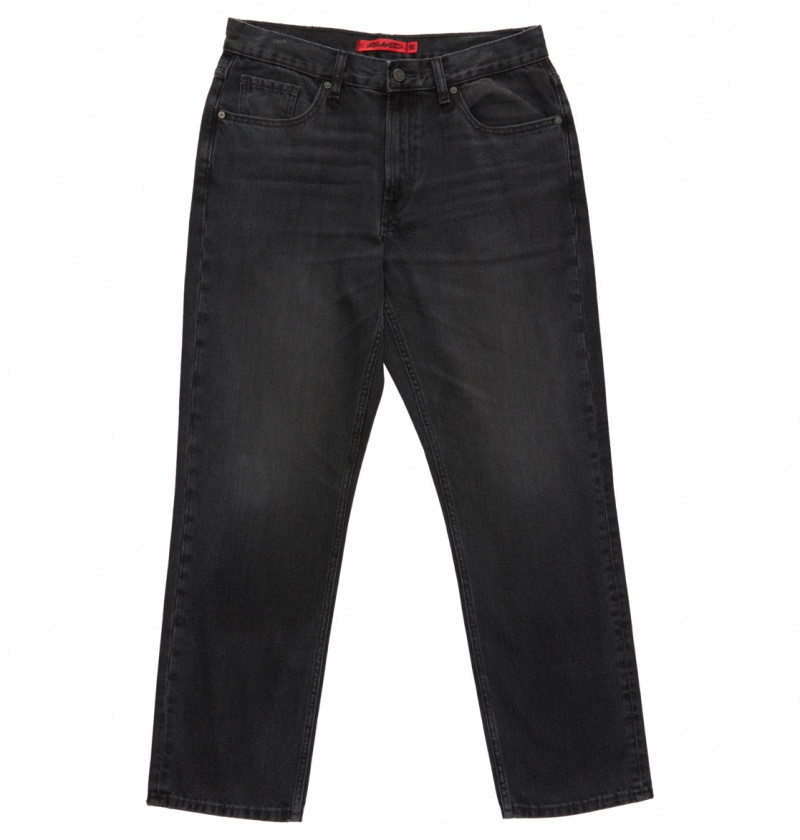 Black Denim DC Shoes Worker - Relaxed Fit Jeans | OPSJKL-298