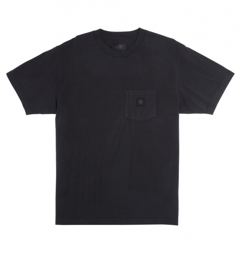 Black Garment Dye DC Shoes DC 1994 - Short Sleeve T-Shirt | XPORZE-639