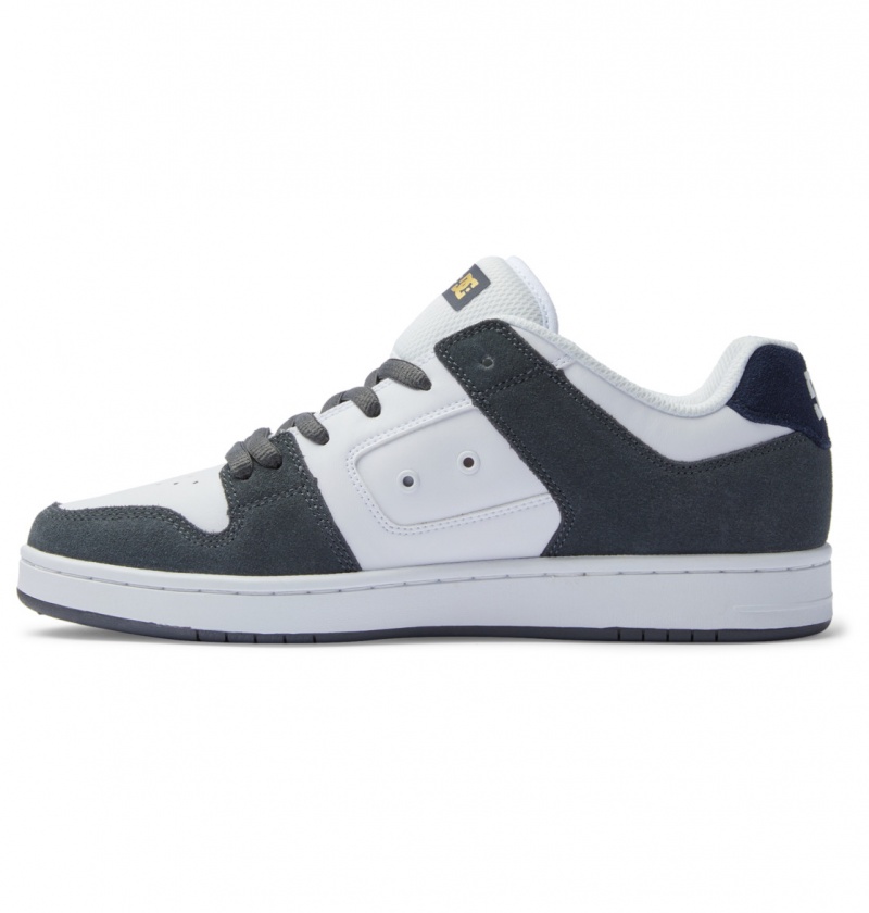 Black Gradient DC Shoes Manteca S - Leather Skate Shoes | JBPHGN-816