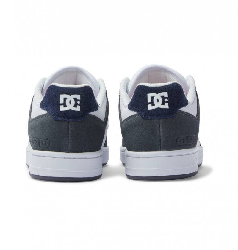 Black Gradient DC Shoes Manteca S - Leather Skate Shoes | JBPHGN-816