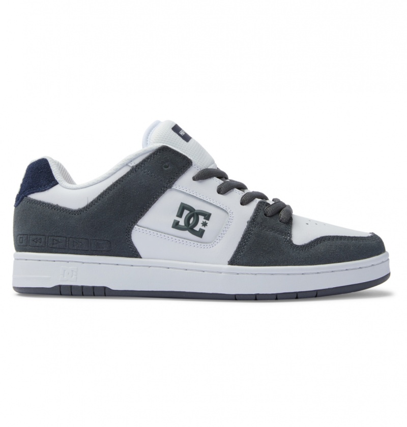 Black Gradient DC Shoes Manteca S - Leather Skate Shoes | JBPHGN-816