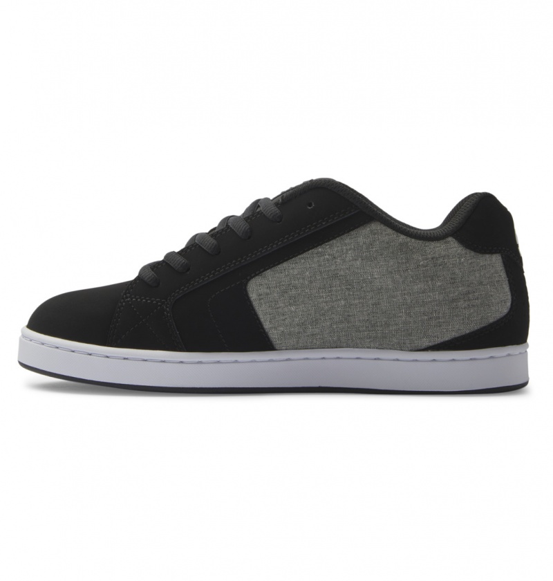 Black / Battleship / Armor DC Shoes Net - Leather Shoes | SEMTXB-139