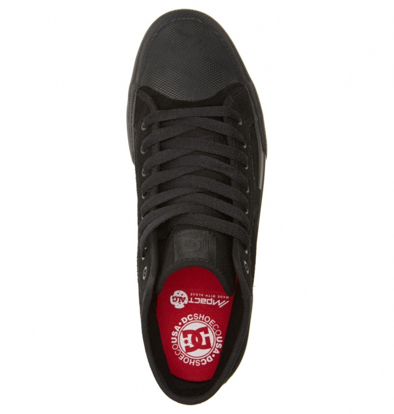 Black / Battleship / Black DC Shoes Manual Hi RT S - High-Top Skate Shoes | OMRXKB-740