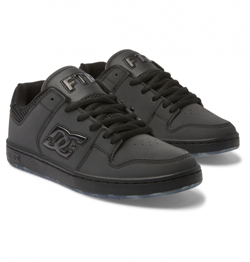 Black / Black DC Shoes Manteca 4 - Shoes | JNAHLV-947