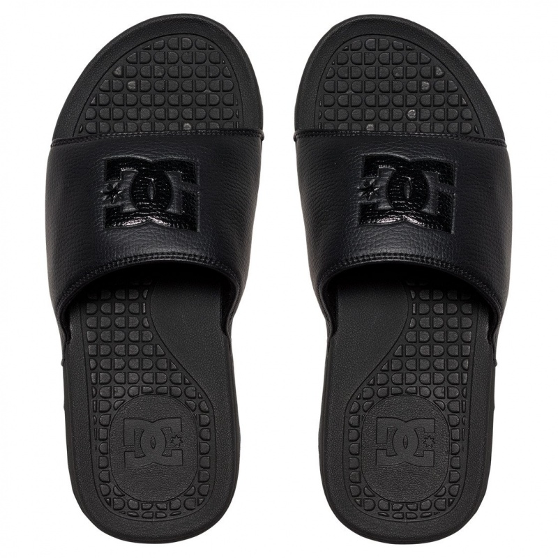 Black / Black / Black DC Shoes Bolsa - Sandals | YGTURI-645