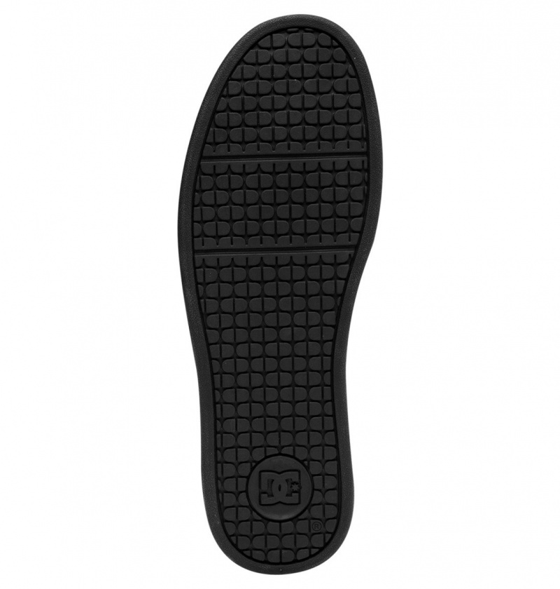 Black / Black / Black DC Shoes Net - Leather Shoes | DUOTQB-620