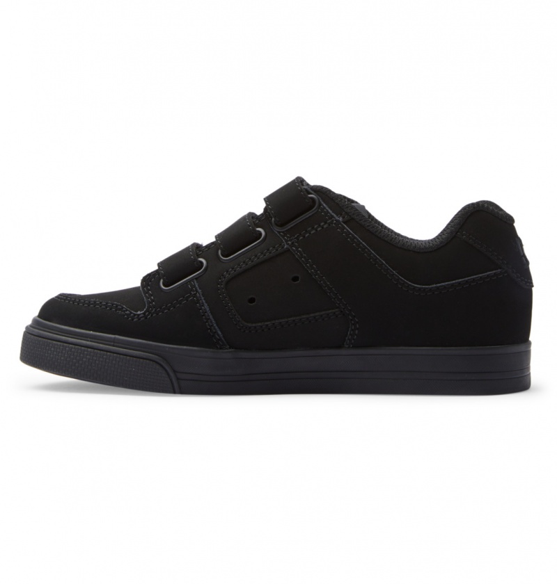 Black / Black / Black DC Shoes Pure V - Shoes | PFJRZQ-846