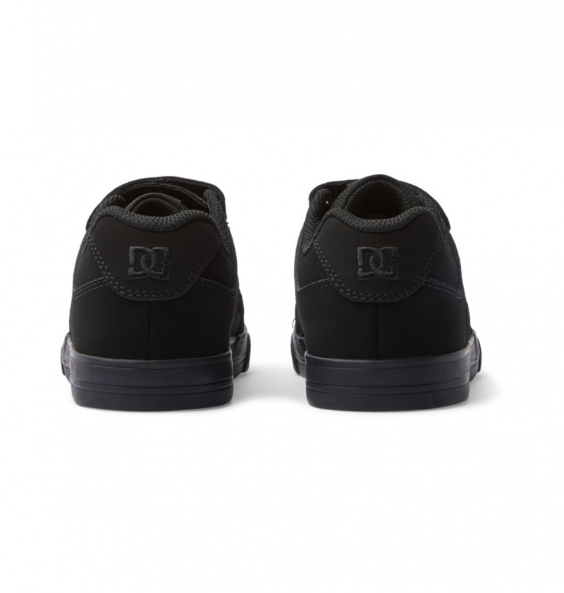 Black / Black / Black DC Shoes Pure V - Shoes | PFJRZQ-846