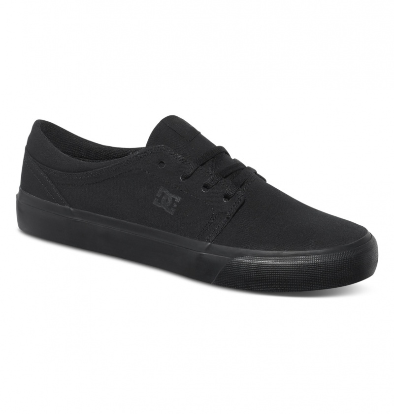 Black / Black / Black DC Shoes Trase Tx - Shoes | FQKXZM-452