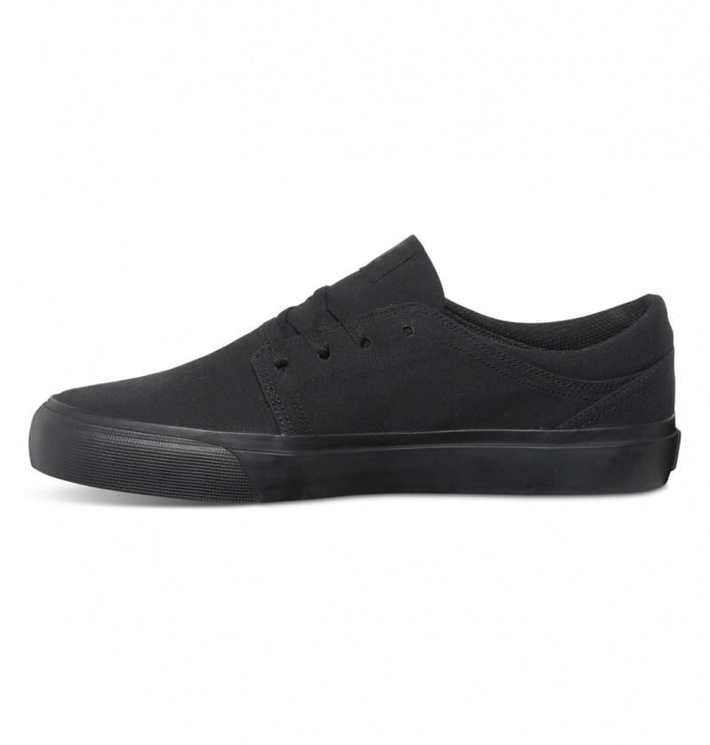 Black / Black / Black DC Shoes Trase Tx - Shoes | FQKXZM-452