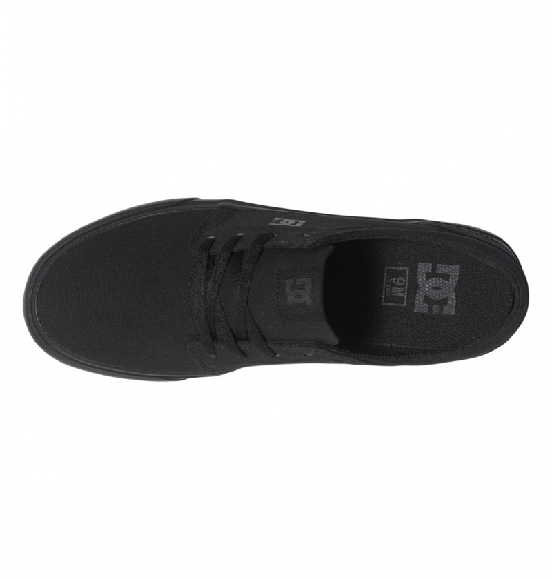 Black / Black / Black DC Shoes Trase Tx - Shoes | FQKXZM-452