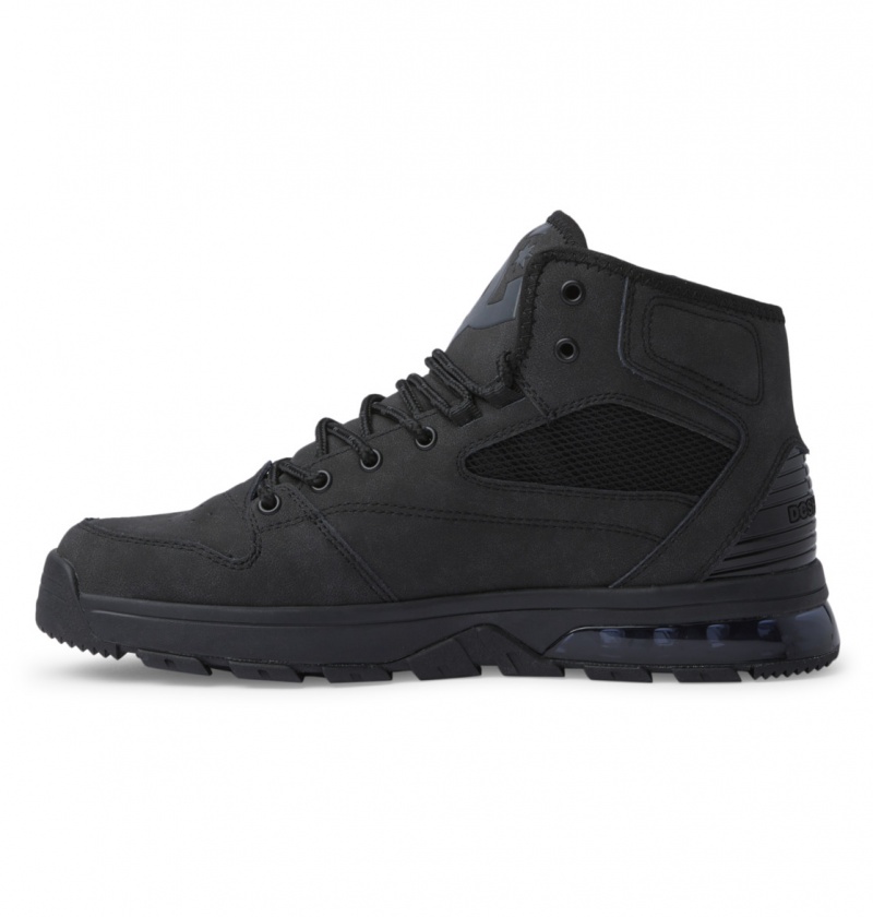 Black / Black / Black DC Shoes Versatile Hi WR - Lace-Up Boots | OYBPCJ-632