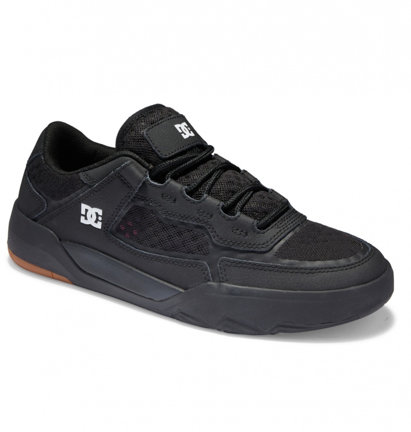 Black / Black / Gum DC Shoes DC Metric - Leather Shoes | HSOYCD-374