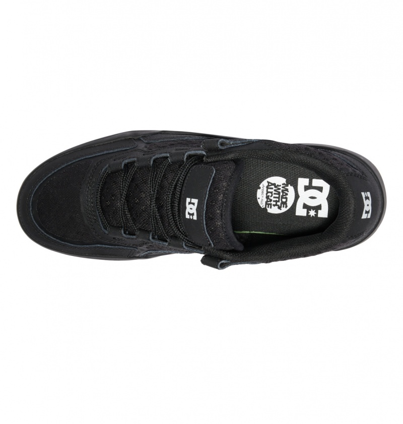 Black / Black / Gum DC Shoes DC Metric - Leather Shoes | HSOYCD-374