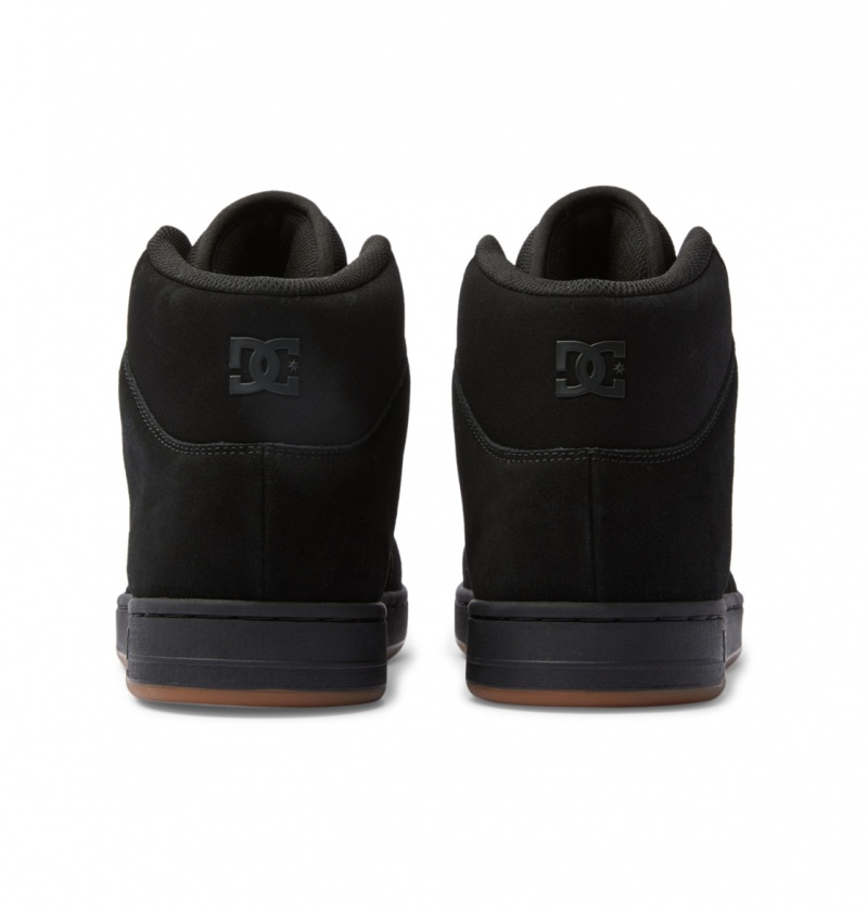 Black / Black / Gum DC Shoes Manteca 4 Hi - High-Top Shoes | DHCKAN-532