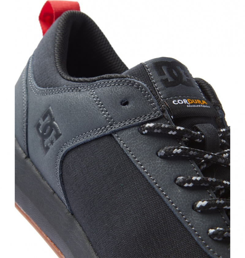 Black / Black / Gum DC Shoes Transit Wnt - Winterized Shoes | PZDIFU-578