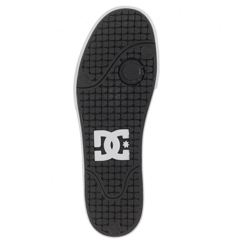 Black / Black / White DC Shoes Pure - Leather Shoes | BYDSVQ-150