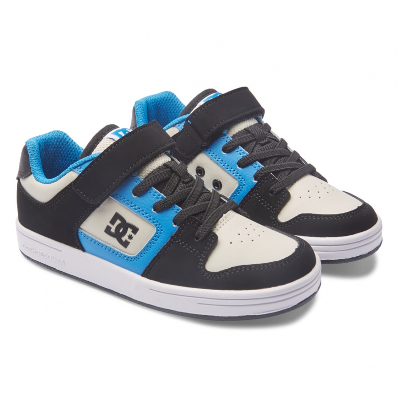 Black / Blue / Grey DC Shoes Manteca 4 V - Shoes | SPXNHD-453