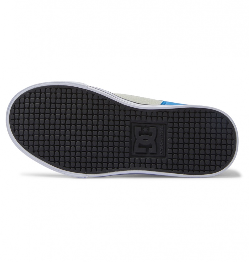 Black / Blue / Grey DC Shoes Pure Mid - Mid-Top Shoes | BUWJRA-712