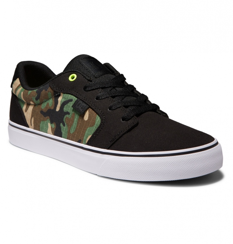 Black / Camo DC Shoes Anvil Tx Se - Shoes | OWIKCL-802