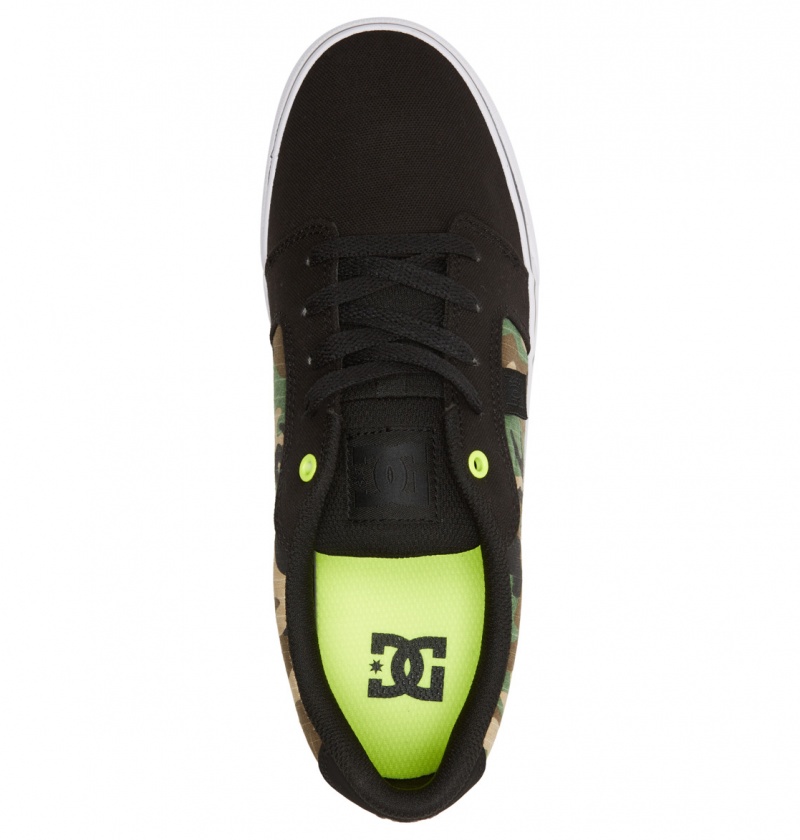 Black / Camo DC Shoes Anvil Tx Se - Shoes | OWIKCL-802