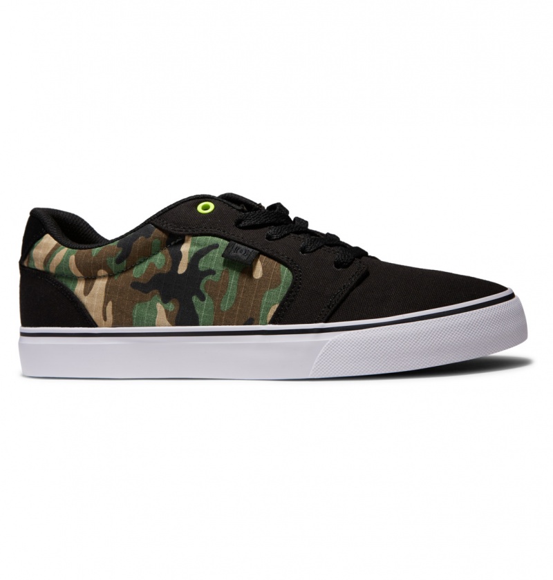 Black / Camo DC Shoes Anvil Tx Se - Shoes | OWIKCL-802