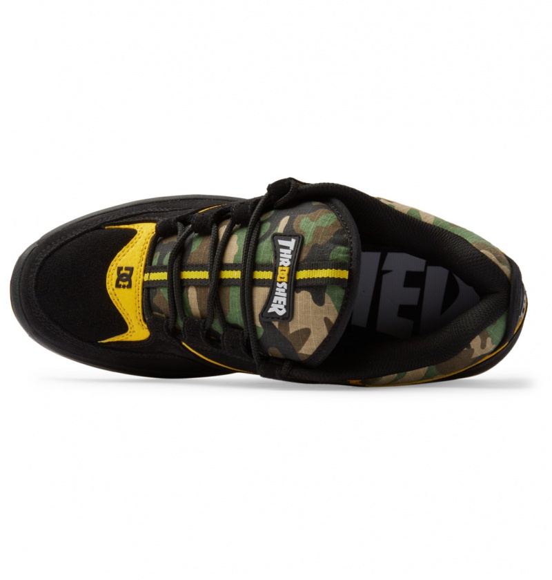 Black / Camo DC Shoes Kalynx Thrasher - Leather Shoes | YCBQZH-156