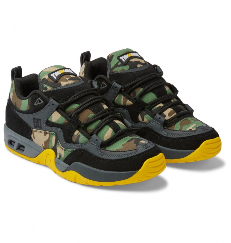 Black / Camo DC Shoes Truth Thrasher - Leather Shoes | QCRDUN-508