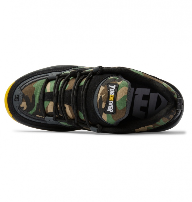 Black / Camo DC Shoes Truth Thrasher - Leather Shoes | QCRDUN-508