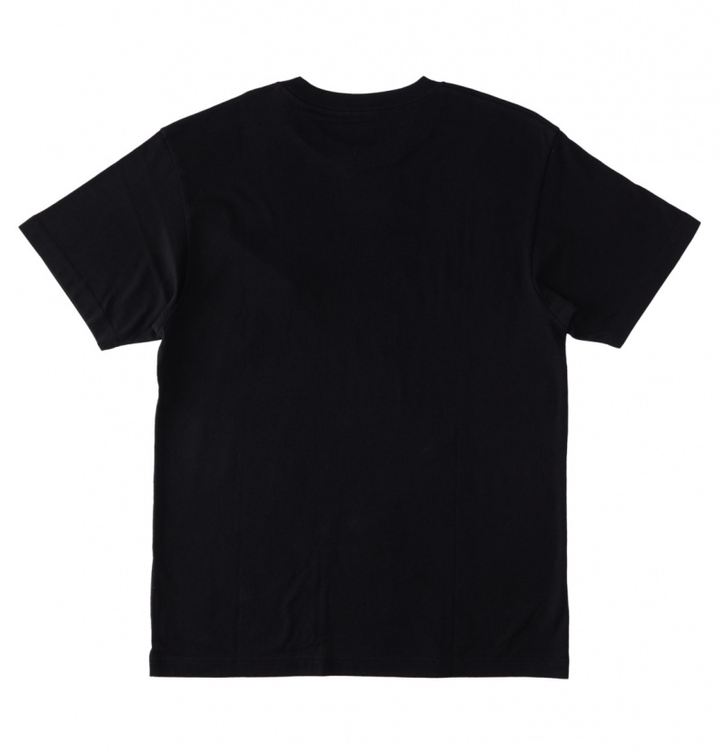 Black / Cloud Cover DC Shoes DC Star Fill - Short Sleeve T-Shirt | XEQDHT-764