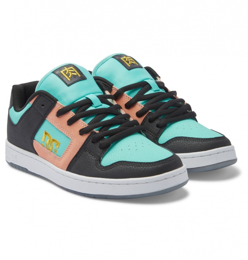 Black / Crazy Pink / Turquoise 1 DC Shoes Manteca 4 atmos - Shoes | CKLDHA-498