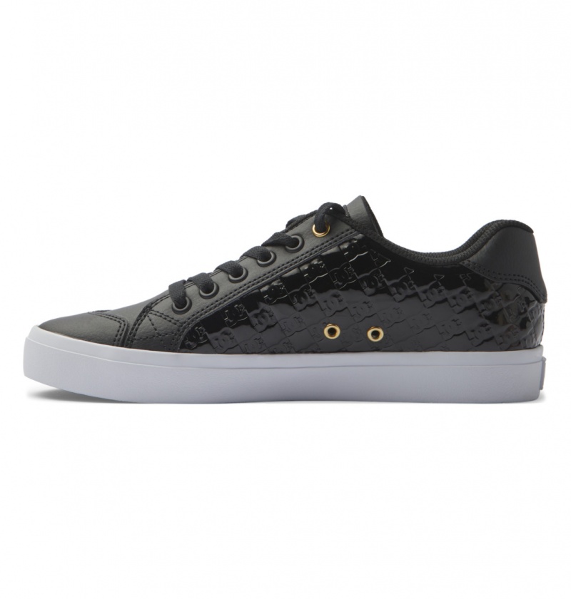 Black / Gold DC Shoes Chelsea Plus Se Sn - Shoes | NFKQRX-428