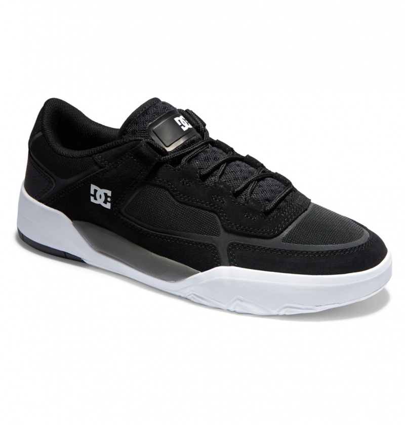 Black / Grey DC Shoes DC Metric S - Leather Skate Shoes | UXYOKD-128