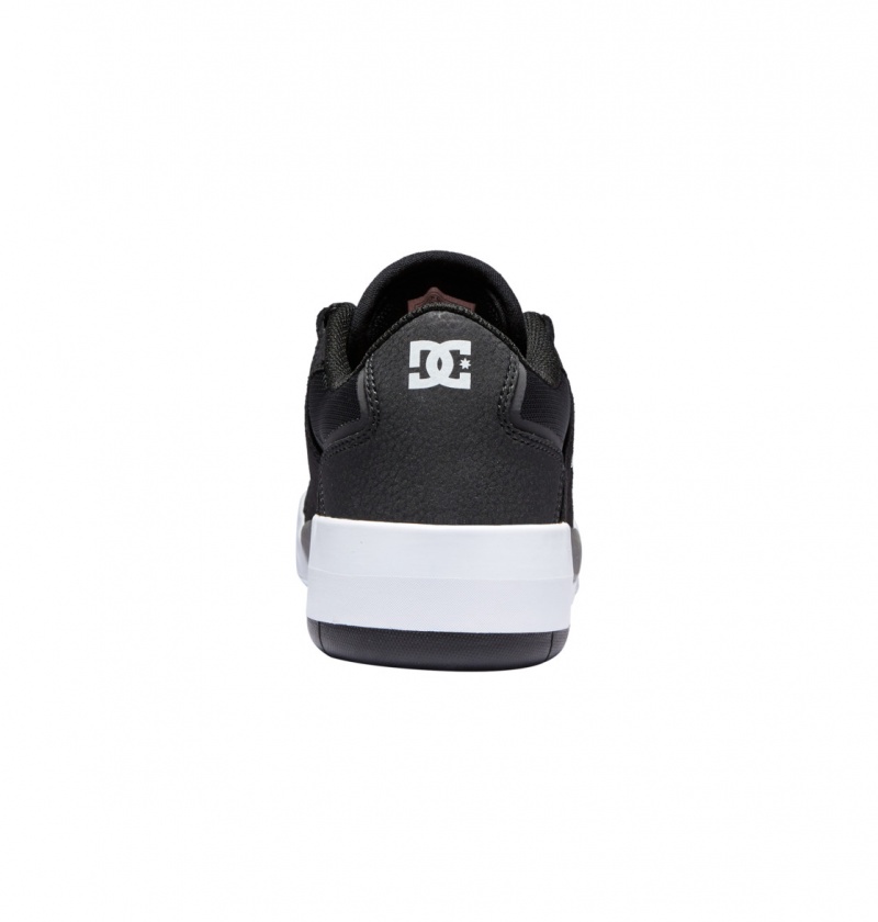 Black / Grey DC Shoes DC Metric S - Leather Skate Shoes | UXYOKD-128