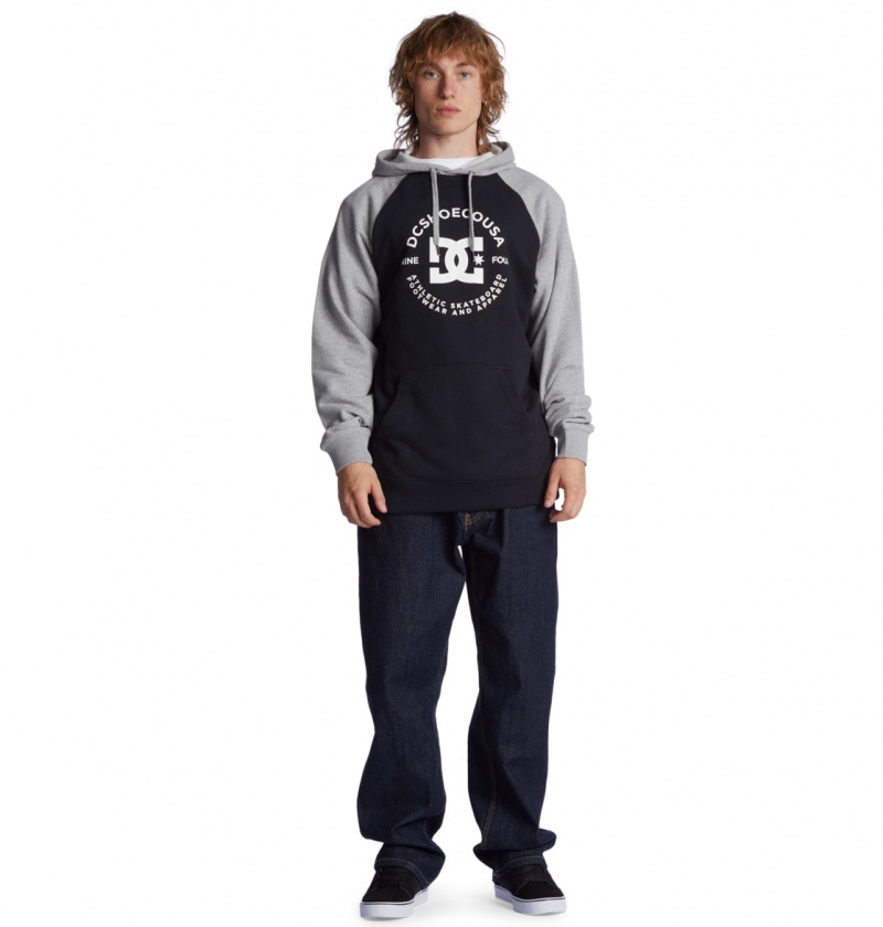 Black / Grey Heather DC Shoes DC Star Pilot - Hoodie | ZWXRBO-971