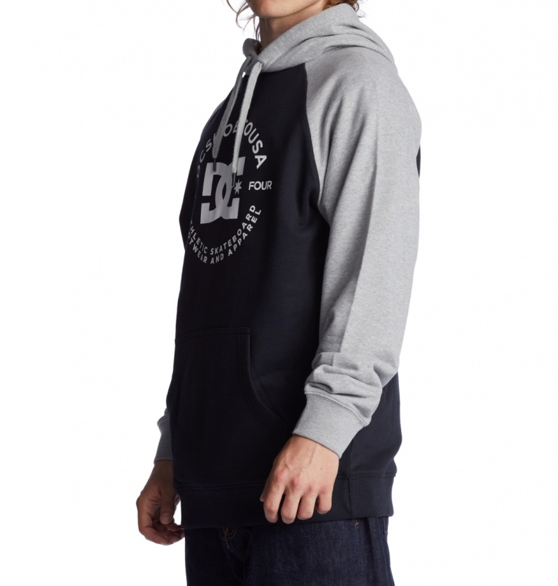 Black / Grey Heather DC Shoes DC Star Pilot - Hoodie | ZWXRBO-971