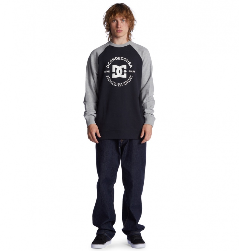 Black / Grey Heather DC Shoes DC Star Pilot - Sweatshirt | AZUEJQ-941