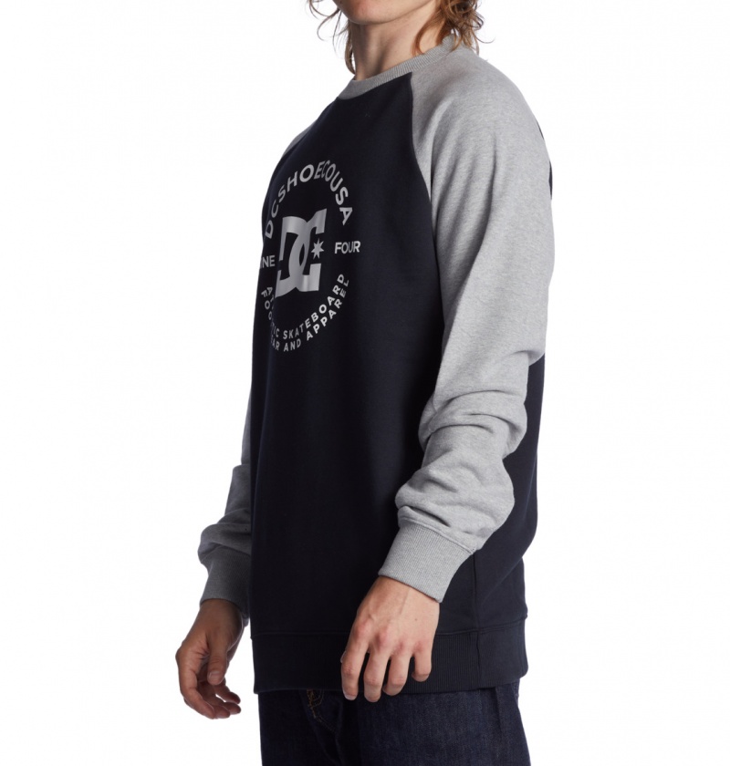 Black / Grey Heather DC Shoes DC Star Pilot - Sweatshirt | AZUEJQ-941