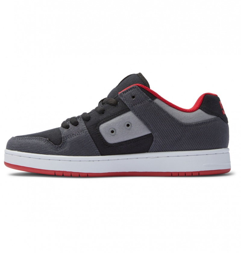 Black / Grey / Red DC Shoes Manteca Zero Waste - Recycled Shoes | BFATDQ-501