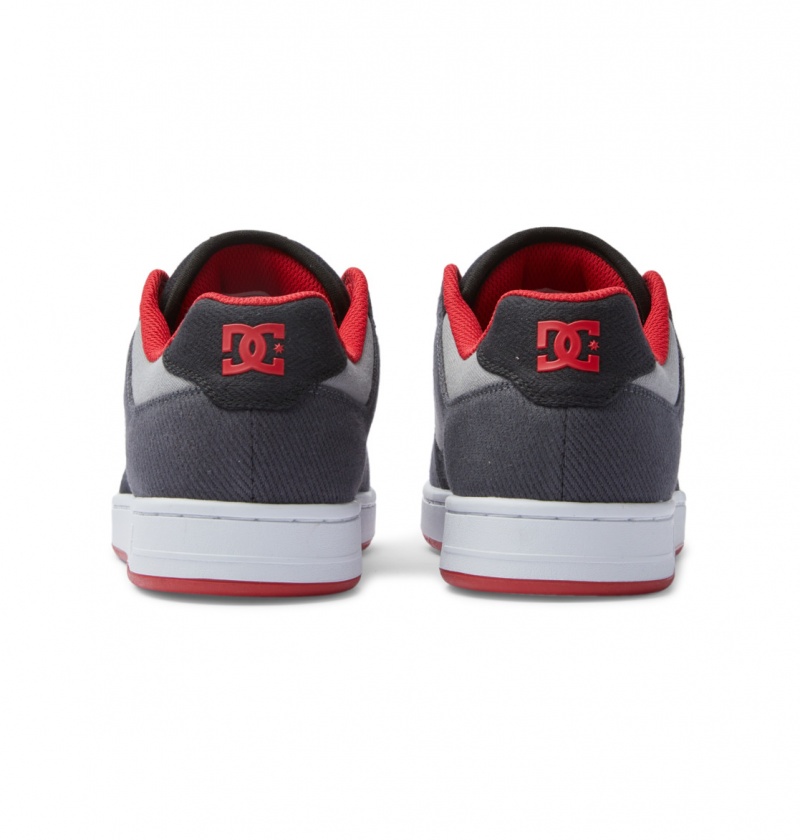 Black / Grey / Red DC Shoes Manteca Zero Waste - Recycled Shoes | BFATDQ-501