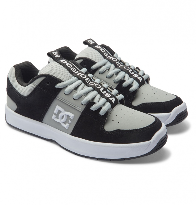 Black / Grey / White DC Shoes Lynx Zero - Leather Shoes | FOYEKC-790