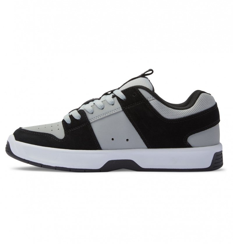 Black / Grey / White DC Shoes Lynx Zero - Leather Shoes | FOYEKC-790